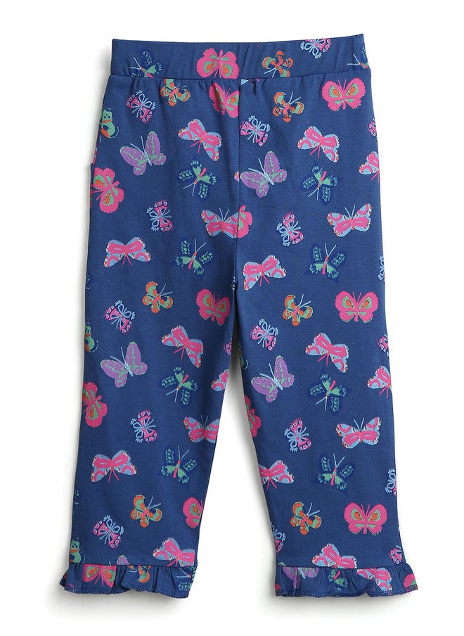 BONTOTS Infant Girls Flutter Fun Printed Organic Cotton Pyjama - Image 3